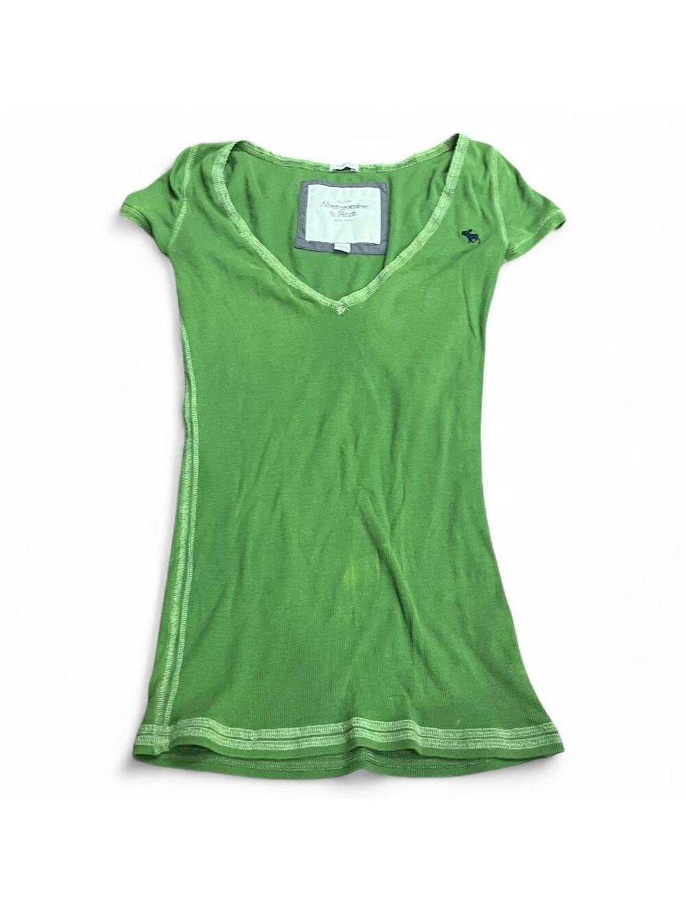 Abercrombie & Fitch Women's Green Shirt